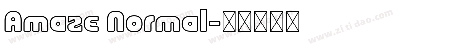 Amaze Normal字体转换
